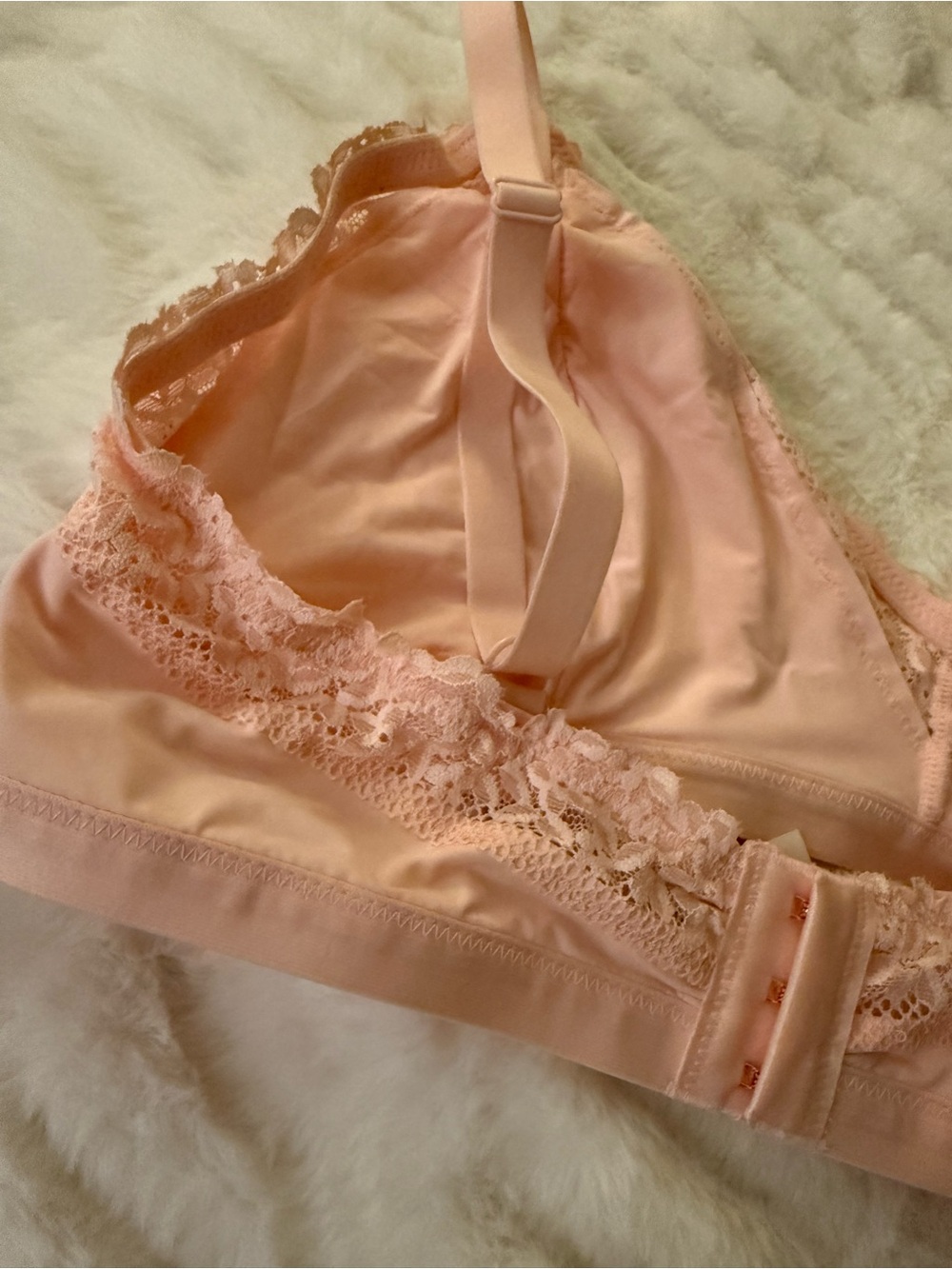 Set of Aerie Lace-Trim Bralette’s in Pink & Lime - Picture 5 of 11